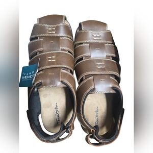 Thom McAn Tan Men's Sandals with Memory Foam